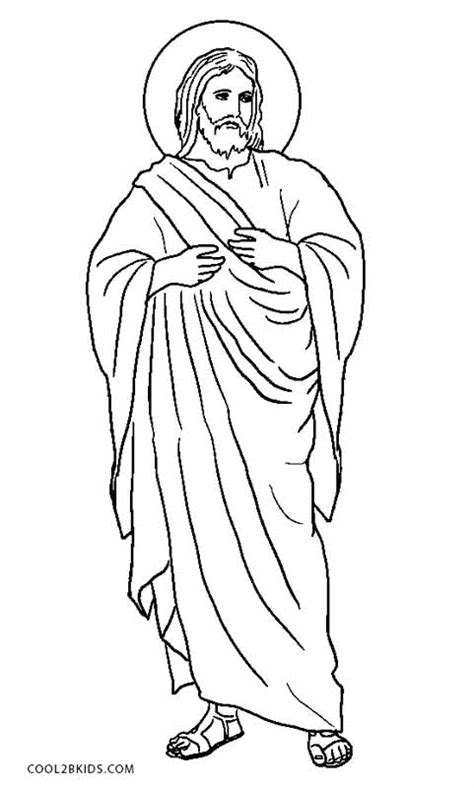 Printable Coloring Pages Of Jesus